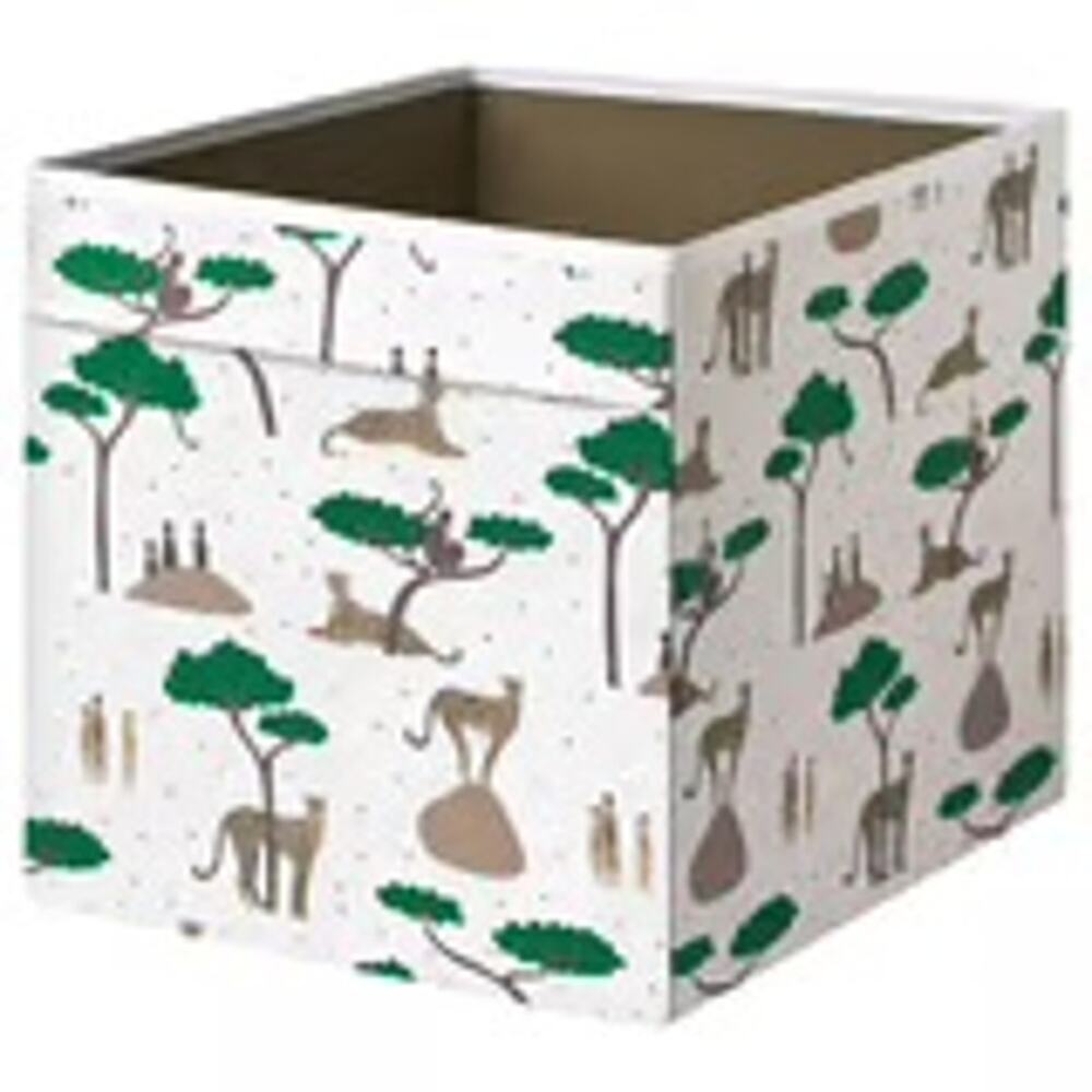 IKEA SANDLÖPARE Box Cheetah 13×15×13 Wild Savannah Storage With Style